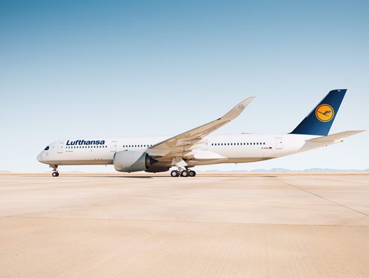 Lufthansa's first Airbus A350-900 to fly from Munich to Delhi